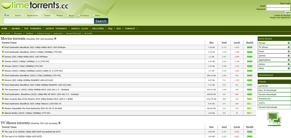LimeTorrents